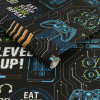 Graham & Brown Fresco Game Over Wallpaper Black/Multi