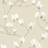 Laura Ashley Magnolia Grove Wallpaper Natural
