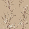 Laura Ashley Pussy Willow Wallpaper Natural