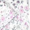 Laura Ashley Wild Meadow Wallpaper Purple
