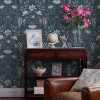 Laura Ashley Parterre Wallpaper Blue