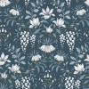 Laura Ashley Parterre Wallpaper Blue