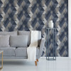 Graham & Brown Sublime Decadence Diamond Wallpaper Navy