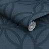 Next Luxe Eclipse Wallpaper Navy