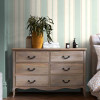 Next Country Stripe Wallpaper Duck Egg