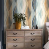 Next Abstract Ikat Wallpaper Orange