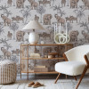 Graham & Brown Fresco Kenya Wallpaper Rose Gold