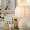 Laura Ashley Wickerwork Wallpaper Pale Ochre Yellow