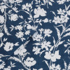 Laura Ashley Rye Wallpaper Midnight Seaspray Blue