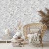 Laura Ashley Tregaron Wallpaper Silver