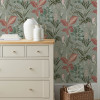 Next Rainforest Leaves Wallpaper Sage