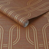 Graham & Brown Boutique Indulgent Geo Wallpaper Ruby