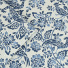 Laura Ashley Adain Palace Wallpaper Dark Seaspray Blue