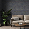 Graham & Brown Boutique Chunky Horizontal Weave Wallpaper Indigo