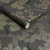 Graham & Brown Sublime Trees Wallpaper Charcoal
