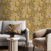 Graham & Brown Sublime Trees Wallpaper Ochre