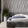 Graham & Brown Sublime Oval Shapes Wallpaper Grey