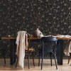 Graham & Brown Boutique Belle Wallpaper Charcoal/Gold