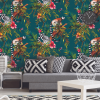 Holden Decor Lemur Wallpaper Teal