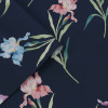 Laura Ashley Hawling Irises Wallpaper Midnight Seaspray