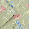 Laura Ashley Poppy Meadow Wallpaper Sage