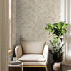 Graham & Brown Boutique Ornamental Leaf Wallpaper Cream