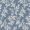 Laura Ashley Paxford Leaves Wallpaper Dark Seaspray
