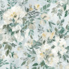 Laura Ashley Elowen Peony Wallpaper Pale Teal