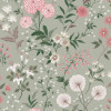 Laura Ashley Otterham Garden Wallpaper Pistachio