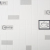 Contour Cafe Culture Wallpaper Grey