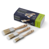 Hamilton Prestige Synthetic Flat Brush Box Set - 3 Pack
