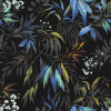 Belgravia Décor Kanata Blue/Black Wallpaper