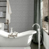 Arthouse Velvet Crush Foil Silver Wallpaper