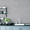 Arthouse Luxe Hessian Mid Grey Wallpaper