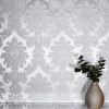 Arthouse Opulence Silver Wallpaper