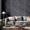 Arthouse Patina Charcoal/Silver Wallpaper