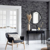 Arthouse Patina Charcoal/Silver Wallpaper