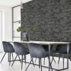 Arthouse Patina Charcoal/Silver Wallpaper
