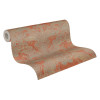 Metropolitan Stories Travel Styles Paisley Wallpaper Orange - 391192
