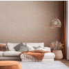 Metropolitan Stories Travel Styles Paisley Wallpaper Orange - 391192