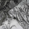 My Home My Spa Tropical Leaves Wallpaper Grey - 383564