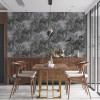 My Home My Spa Tropical Leaves Wallpaper Grey - 383564