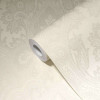 My Home My Spa Paisley Wallpaper White - 387082