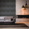 My Home My Spa Paisley Wallpaper Black - 387085