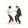 Anaglypta Wall Mural Tohmé - Pulp Fiction - 4 Panel (192cm x 260cm)