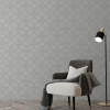 Arthouse Gianni Foil Silver Wallpaper