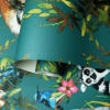 Holden Decor Lemur Wallpaper Teal