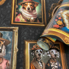 Holden Décor Regal Beasts Charcoal Wallpaper