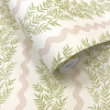 Holden Décor Foliage Stripe Cream / Blush Wallpaper