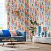 Ohpopsi Abstract Pablo Wallpaper Sky & Peach